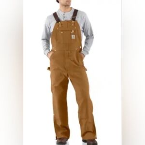 Carhartt Men's Firm Duck Bib Overall Size 32x30